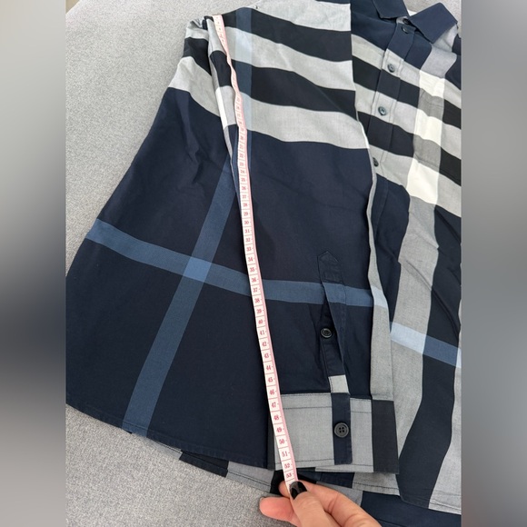 Burberry Black and White Checkered Shirt - Picture 4 of 7